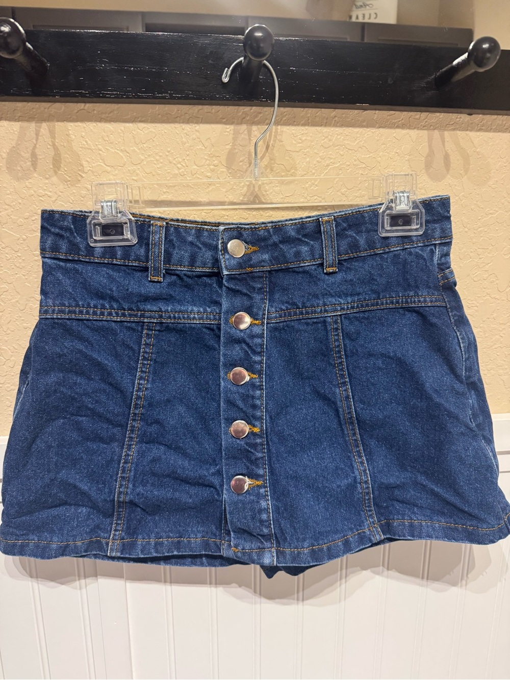 Gianni Bini Dark Blue Denim Skirt